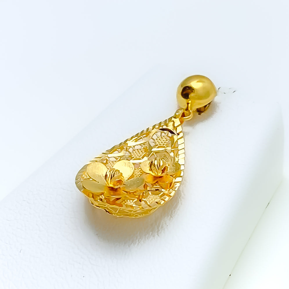 Gold Coloured Exclusive Premium Brass Women Designer 1 Gram Gold Plati –  Royskart